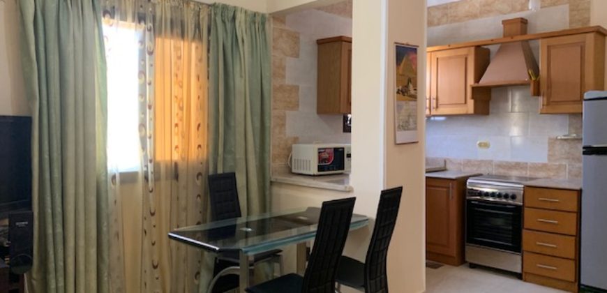 Furnished one-bedroom apartment in the most popular area of Hurghada