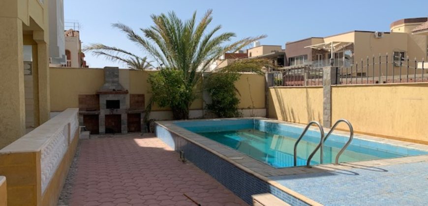 Furnished villa with private pool in Mubarak-7 area