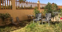 One bedroom apartment fully furnished ground floor with private garden !