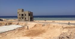 Twin house overlooking the sea